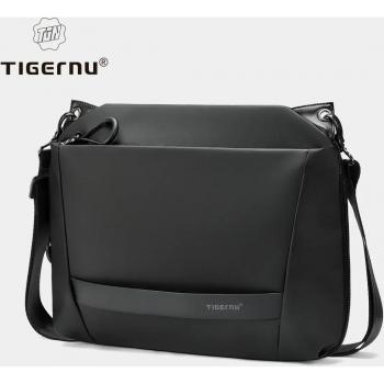 Borsa a Tracolla 9” Tigernu per Uomini – Nero Elegante