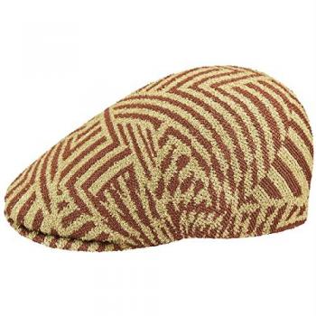 Beret Virtual Grid 507, Mahogany/Oat, Size L – Kangol Collection