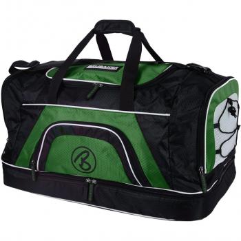 Sac de Sport BRUBAKER « Medium Base » – 52 L, couleur noire et verte