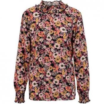 Aniston Casual Romantik-Blume Schlupfbluse – farbenfrohe Varianten, Viskose