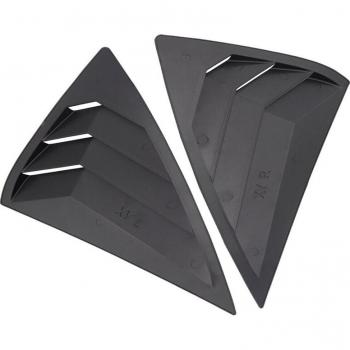 Accesorio de estilo de rejillas de ventilación para ventana trasera del coche