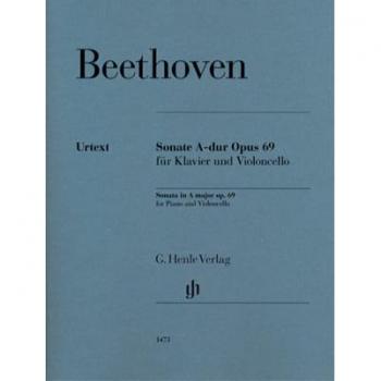 Henle Verlag Beethoven Sonate A-Dur Cello