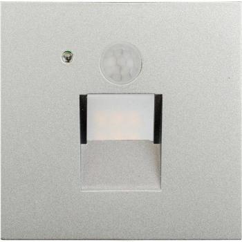 LED NERU Arcchio: lámpara empotrada angular, tono plata