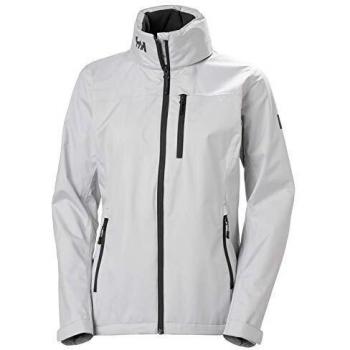 Helly Hansen Grey Fog Crew Coat for Women – Large