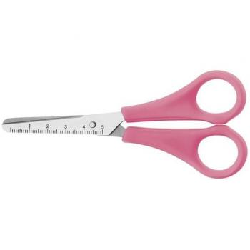 Kunststof Kinderschaar 13 cm – Westcott Ronde Punt (Roze)
