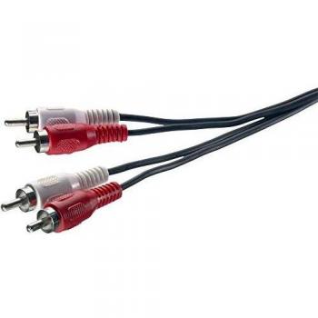SpeaKa Professional 2.50m RCA Audio/Phono Cable Black
