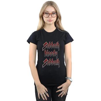 T-shirt Noir Sabbath Bloody Sabbath Femme Black Sabbath Taille M
