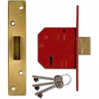 Union Locks 2134E 5 Lever BS Mortice Deadlock 67mm
