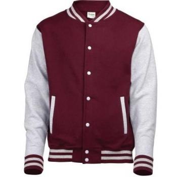 Leather Sleeve Varsity Jacket