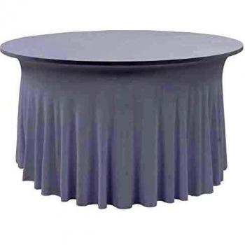 Stretch Table Covers with Skirt 180x74 cm White by vidaXL