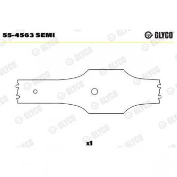 Glyco 55‑4563 SEMI Universal‑Pleuel (MAN 51.02405‑1057)