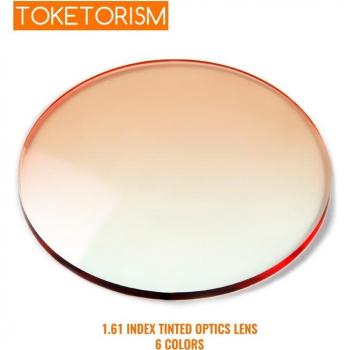 Toketorism Anti-UV con Lente Tinida, Prescripción sin Montura