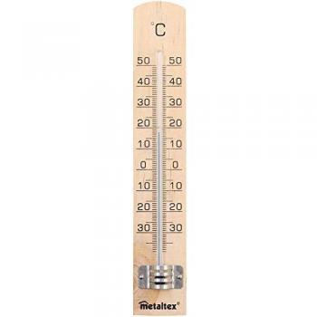 Thermomètre en bois hêtre Metaltex 298005
