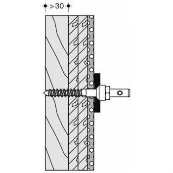 Panneau en bois stratifié pour soutien dorsal Hewi 801/805
