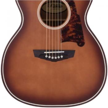 Guitare folk D'Angelico Premier Tammany Caramel Burst