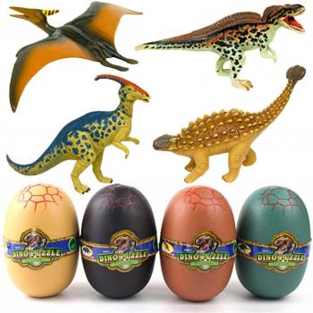 Jurassic Egg Assembly Kit – 4‑Piece 3D Puzzle