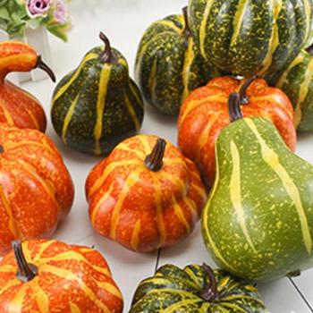 Set Navideño “Cosecha” – 8 mini calabazas y bayas