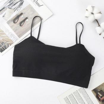 Cotton Wireless Bralette with Immovable Pad