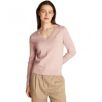 Jersey de mujer Tommy Hilfiger con estampado y cuello pico