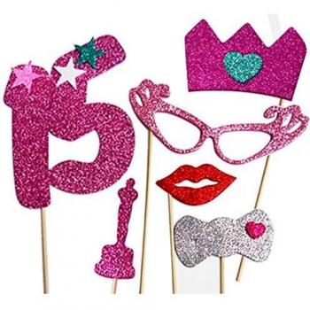 Kit de Photocall para Chica 15 Años con 6 Accesorios