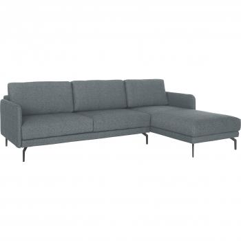CR.450 – Rolf Benz Designecksofa, 234 cm Breite, Wasserblau/Steingrau