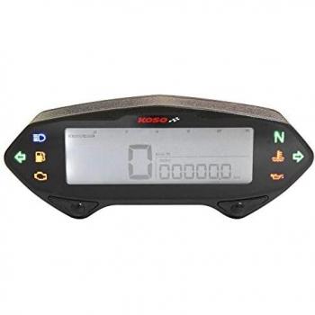 Koso DB‑01RN Black Casing Motorbike Speedometer with LCD