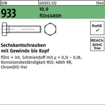 Vis hexagonale 20mm type DIN 933