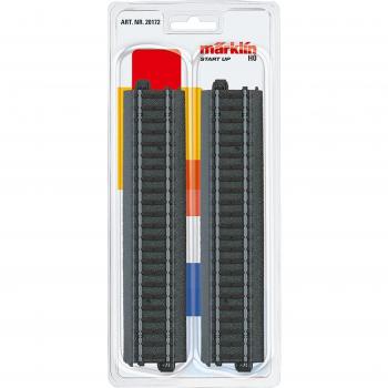 Vías 17 cm Märklin para Locomotoras – Pack de 4