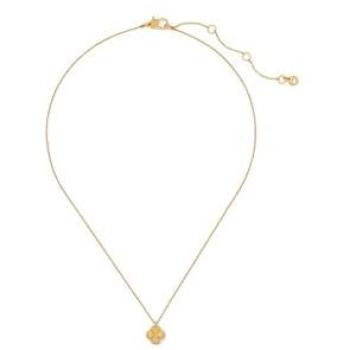 Kate Spade Gold Spade Floral Necklace – 41cm – EU Edition