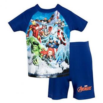 Kids Marvel Avengers Hulk, Black Widow, Captain America, Thor, Iron Man & Falcon Swim Set