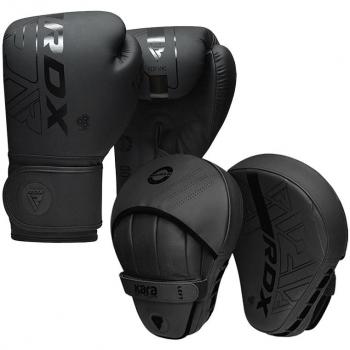 RDX F6 KARA 12oz Golden Boxing Gloves with Focus Pads