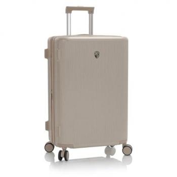 Heys Hartschalen-Trolley »Earthtone, 66 cm«, 4 St. Rollen, Reisegepäck Koffer mittel groß TSA Schloss Volumenerweiterung