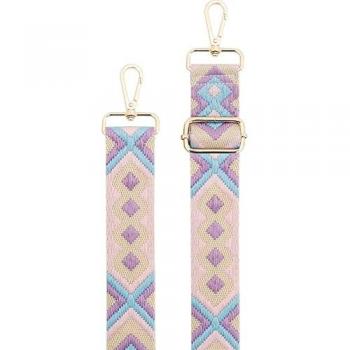 Bandoulière amovible violette et rose pâle Bigben
