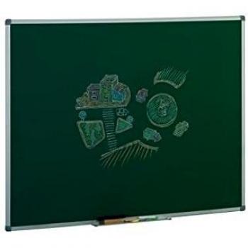 Pizarra verde Faibo 122x100 con marco de aluminio