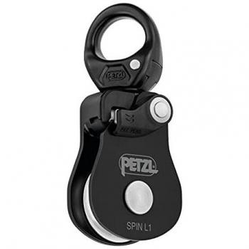 Petzl Spin L1 Seilrolle, drehbar, schwarz
