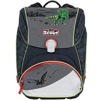 Scout Alpha Schulrucksack Grün Dinosaurier