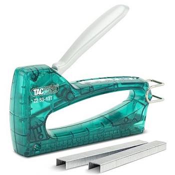 Agrafeuse manuelle Tacwise Z2 53-13T avec 300 agrafes, plastique vert
