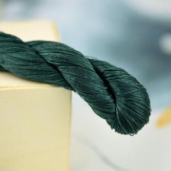 Dark Cyan Silk Thread for Cross Stitch
