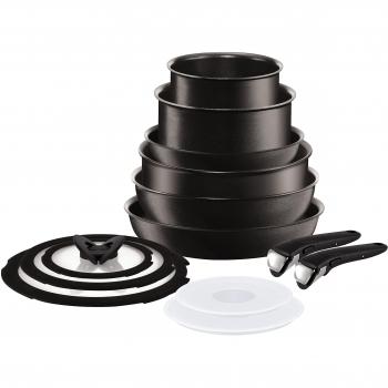 Tefal Ingenio Expertise L6509042: 13‑Piece Black Non‑Stick Cookware for Induction – Set