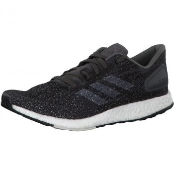 Herren Adidas PureBoost DPR Grey Six & Grey One F17 Lauf-Schuhe, Rohweiß, 47 1/3