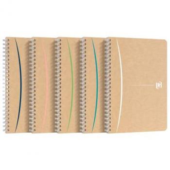 Oxford A5 Wirebound Notebook Ruled (Pack of 5)