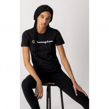 Camiseta de Manga Corta con Logo Champion para Mujer