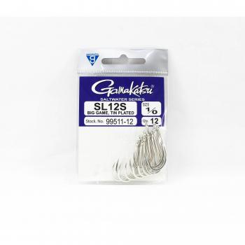 Big Game Tin Plated Hook 1/0 by Gamakatsu