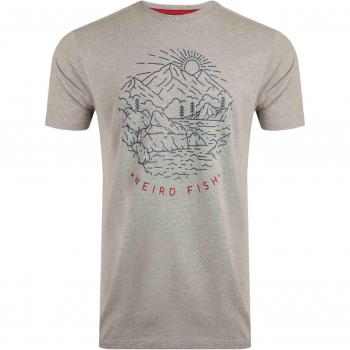 Weird Fish Lakes & Peaks Graphic T-Shirt Size L