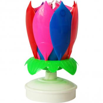 Vela de cumpleaños innovadora y electrónica