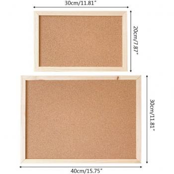Wall Mounted Cork Message Board