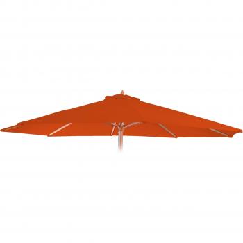 Parasol Florida Rechange 3 m – Housse Polyester à 6 Baleines, Nuance Terracotta