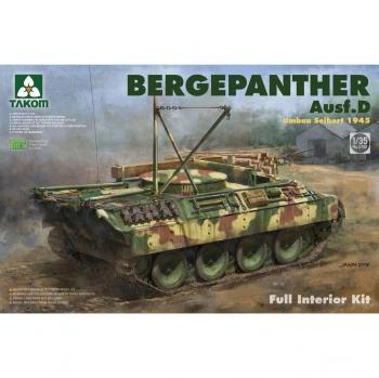 Takom TAK2102-1: 3/5 – Bergepanther Ausf.d Montaje Seibert45 con Kit de Interior