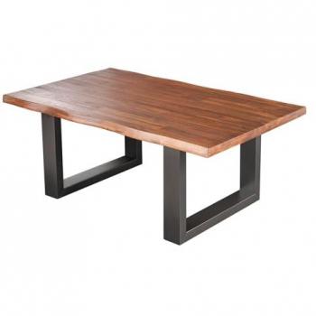 Riess-ambiente Unikat Couchtisch GENESIS 110cm braun anthrazit