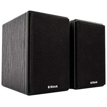 Block Regal-Lautsprecher S-10, Paar, Mattschwarz